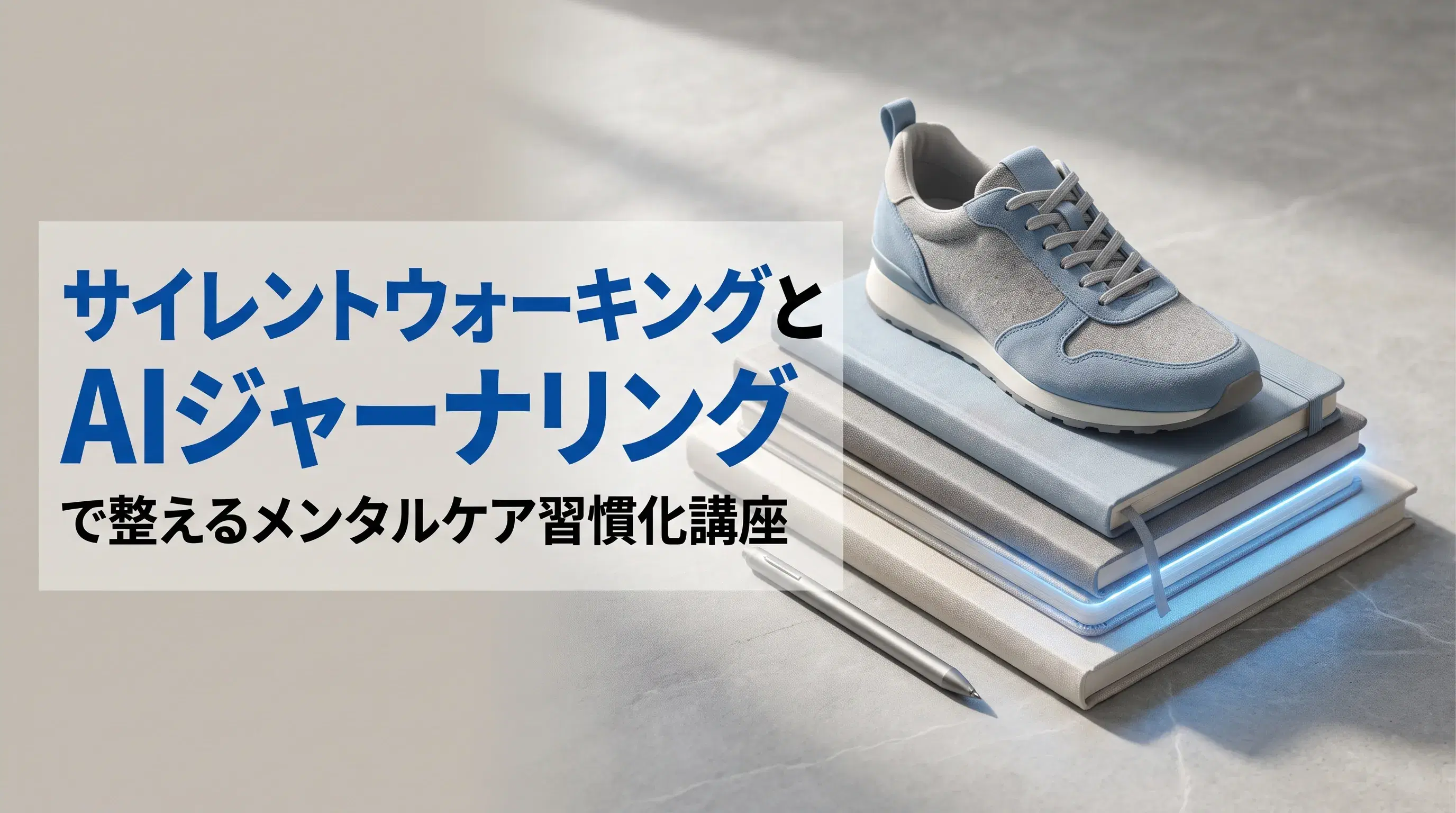 サイレントウォーキングとAIジャーナリングで整えるメンタルケア習慣化講座