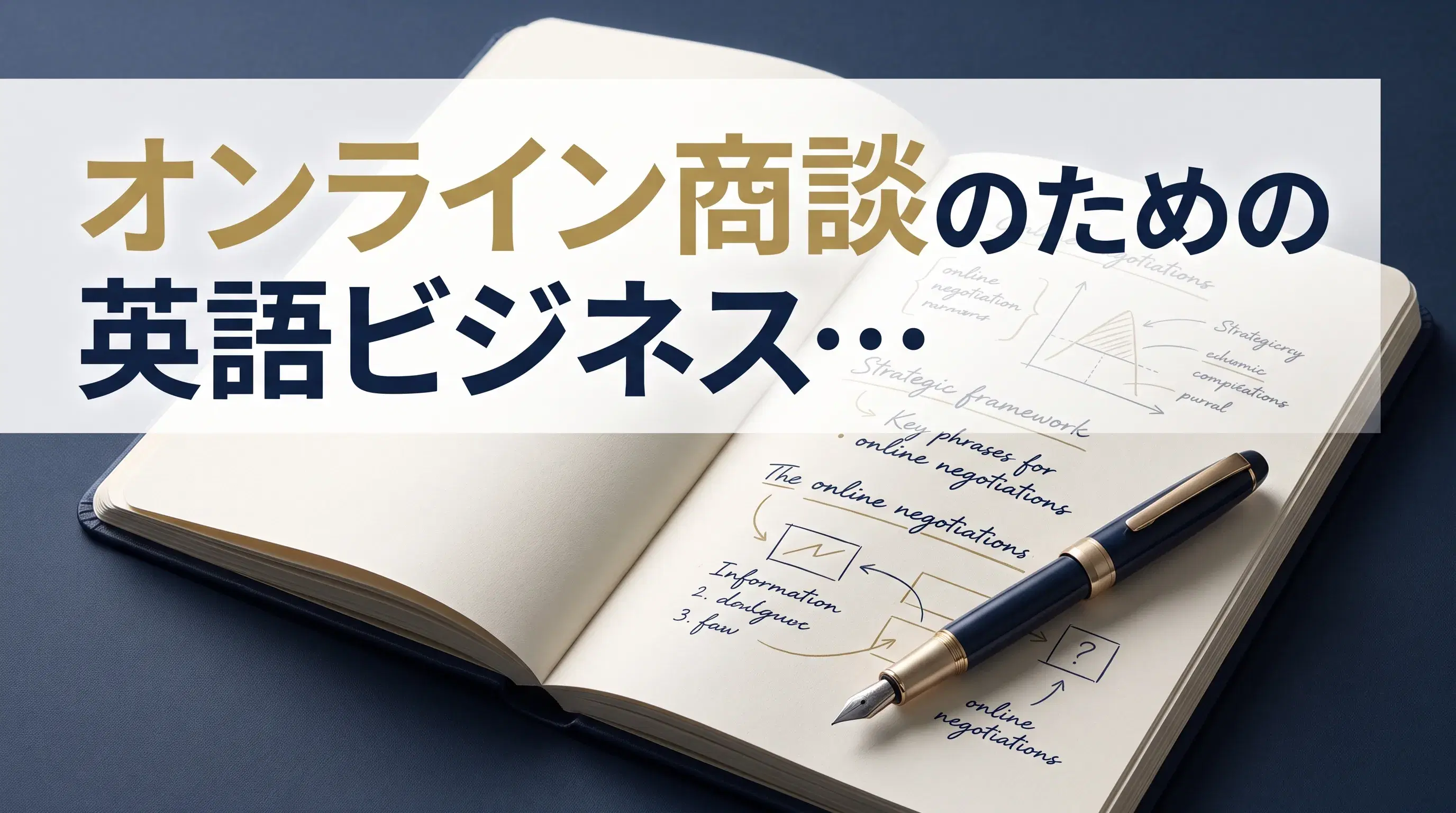 オンライン商談のための英語ビジネスメールと会議フレーズ習得プラン