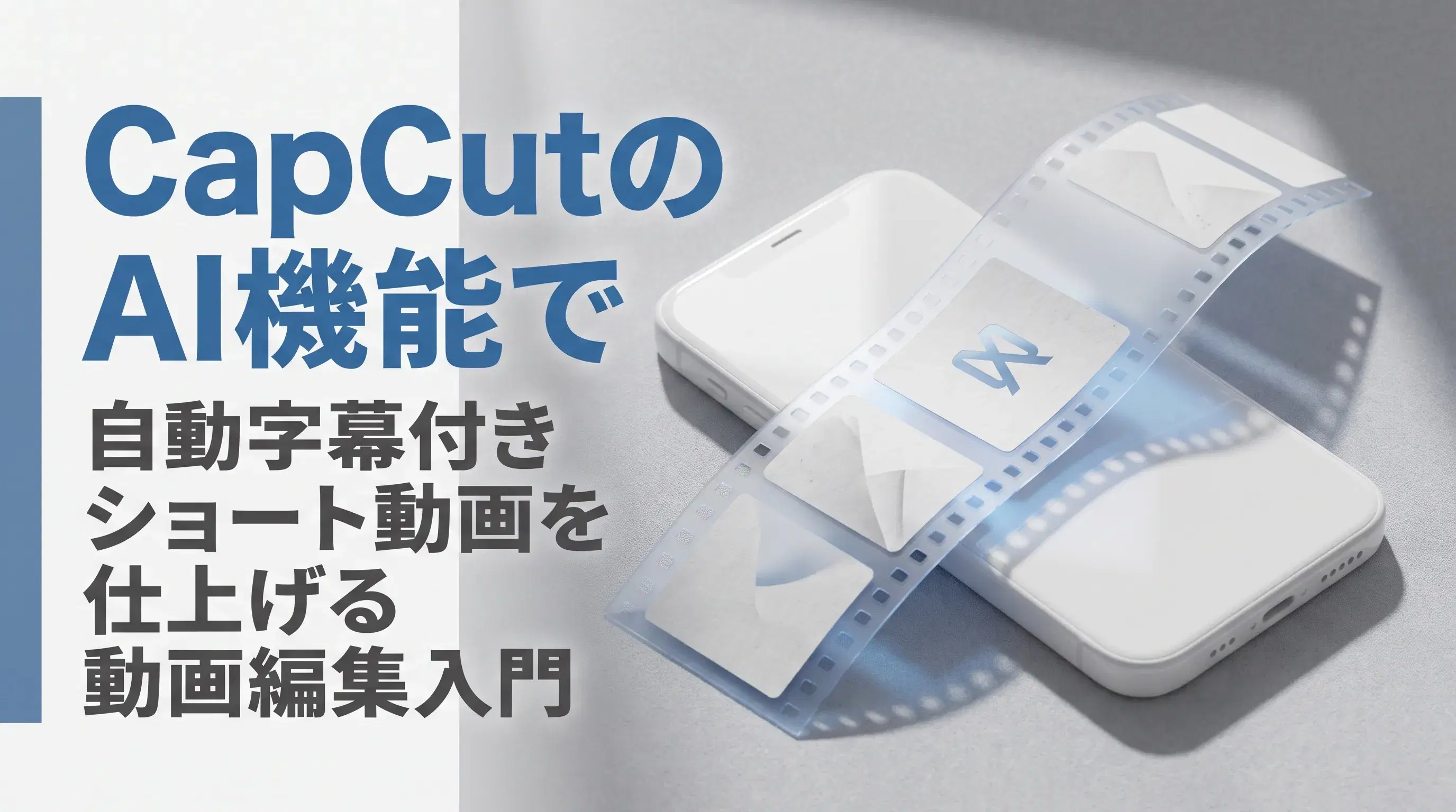 CapCutのAI機能で自動字幕付きショート動画を仕上げる動画編集入門