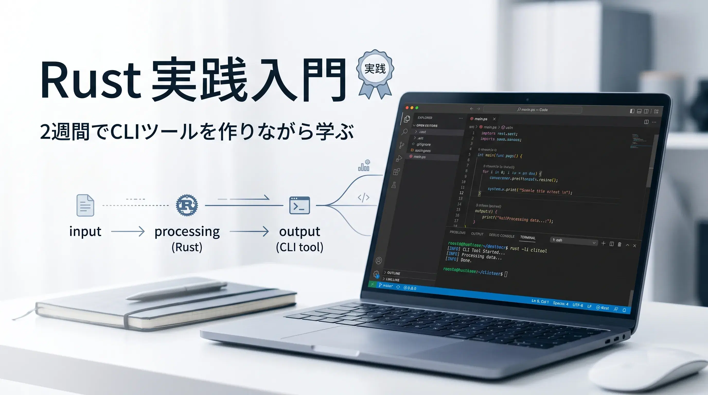 Rust実践入門 〜 2週間でCLIツールを作りながら学ぶシステムプログラミング講座