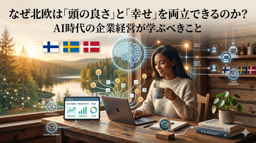 なぜ北欧は「頭の良さ」と「幸せ」を両立できるのか？ AI時代の企業経営が学ぶべきこと