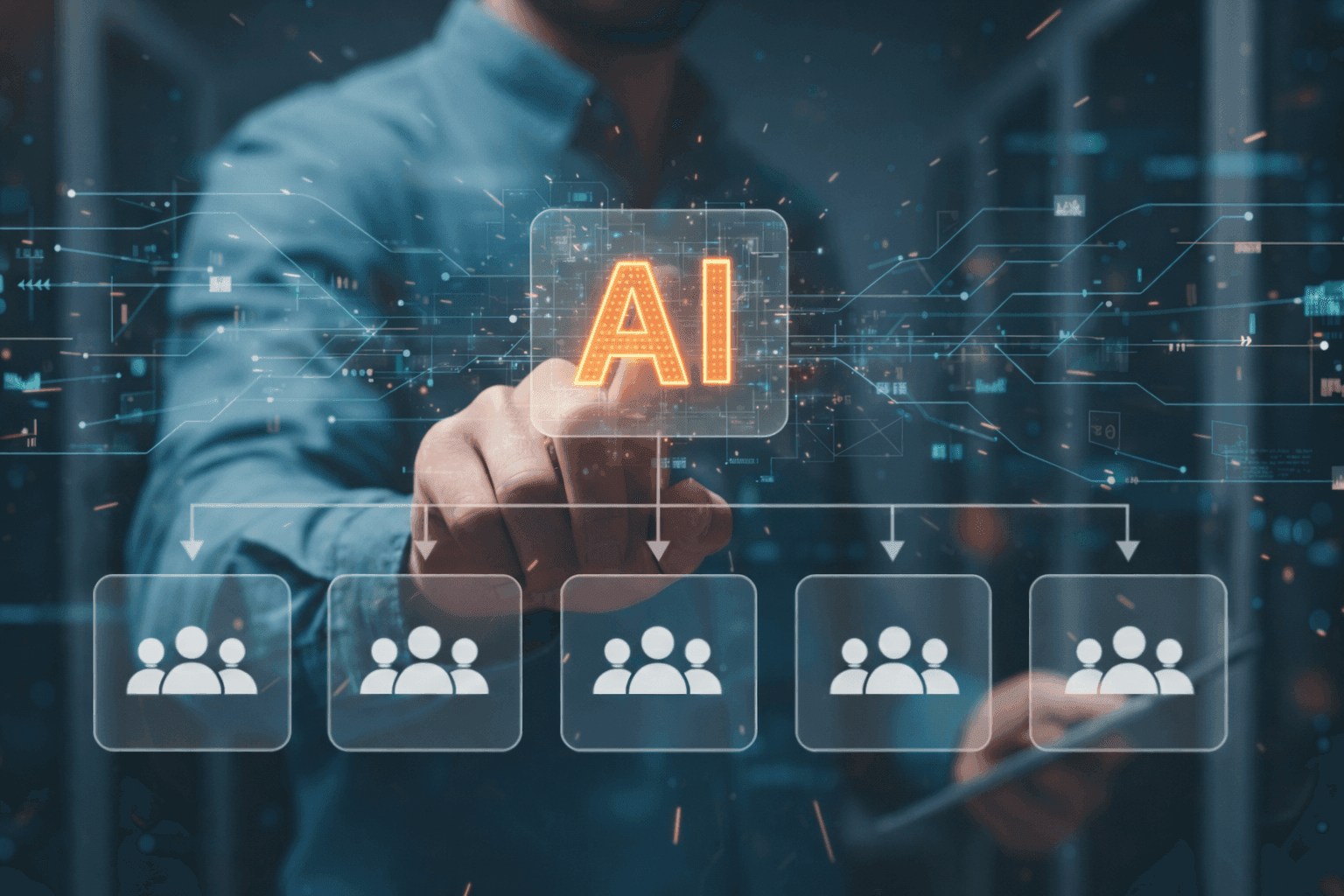 AIエージェント組織運用支援のイメージ